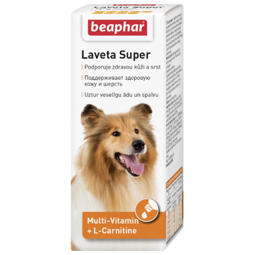 Beaphar Laveta Super naha ja karva vitamiinipreparaat koertele 50ml
