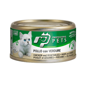 Professional Pets kana ja köögiviljadega kassikonserv 70g