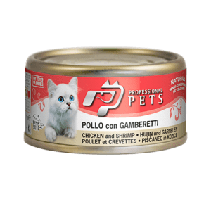 Professional Pets kana ja krevetiga kassikonserv 70g