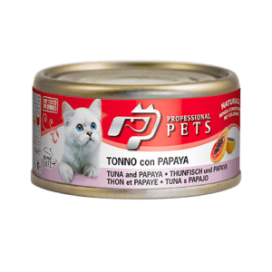 Professional Pets tuunikala ja papaiaga kassikonserv 70g