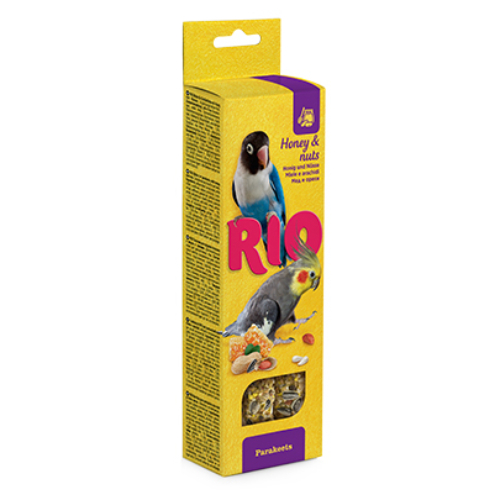 Rio maiusepulgad mee ja pähklitega parakiitidele 2x75g