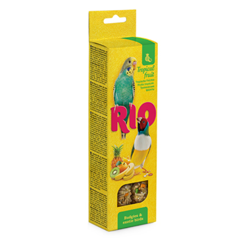 Rio maiusepulgad troopiliste puuviljadega viirpapagoidele ja eksootilistele lindudele 2x40g