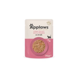 Applaws einekotike tuuna ja krevetiga kassitoit 12x70g