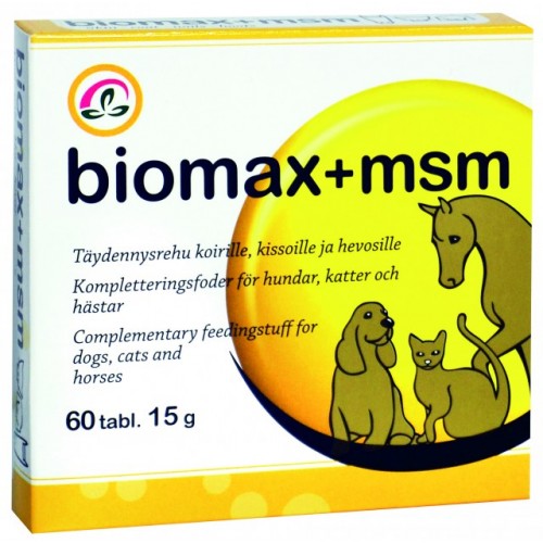 Biofarm Biomax+msm toidulisand koertele, kassidele ja hobustele 15g