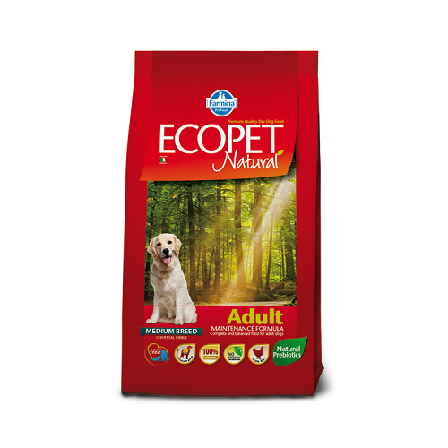 Farmina Ecopet kanaga keskmist tõugu koeratoit 12kg