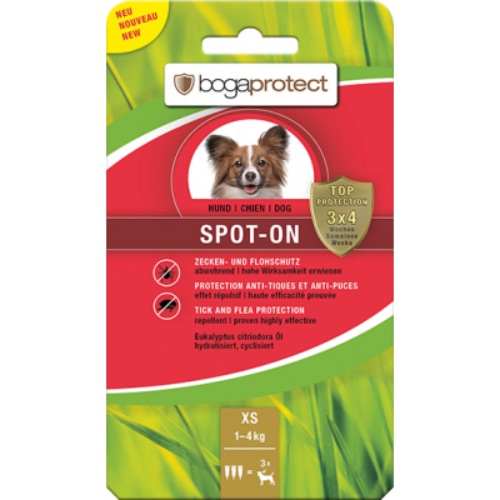 Bogaprotect SPOT-ON  puugi- ja kirbutõrjevahend koerale XS (1-5kg)