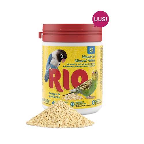Rio vitamiinide ja mineraalainete palakesed viirpapagoile ja väikestele papagoidele 120g