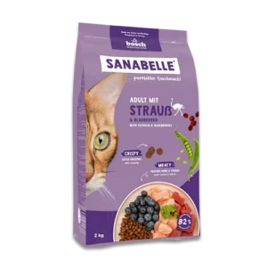 Sanabelle jaanalinnuga kassitoit