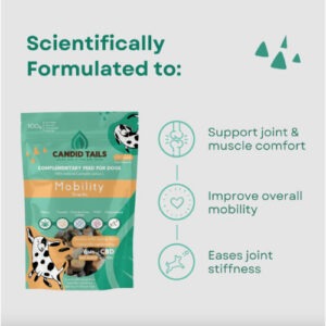 Candid Tails CBD Mobility liigeste toetus maiustused koertele 100g