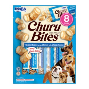 Inaba Churu Bites Kana ja Juustuga ampsud maiustus koertele