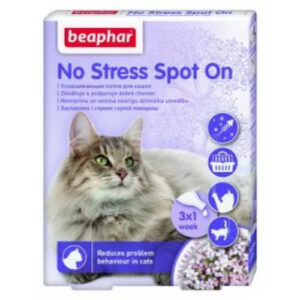 Beaphar No Stress rahustavad spot-on tilgad kassile