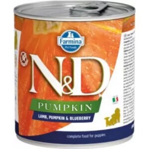 Farmina Pumpkin lamba ja mustikatega konserv kutsikatele 285g