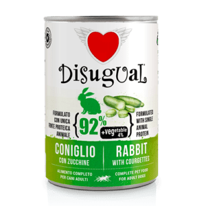 Disugual Vegetables küüliku ja suvikõrvitsaga koerakonserv 150g