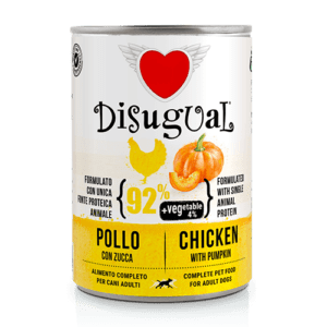 Disugual Vegetables kana ja kõrvitsaga koerakonserv 150g