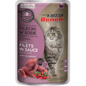 Super Benek Steamed Filets in Sauce Duck kassikonserv 85g