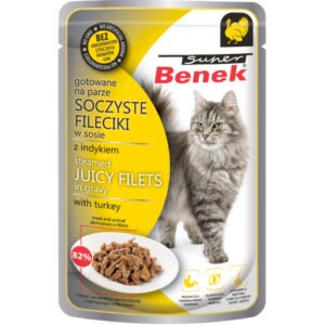 Super Benek Steamed Juicy Filets in Gravy Turkey kassikonserv 85g