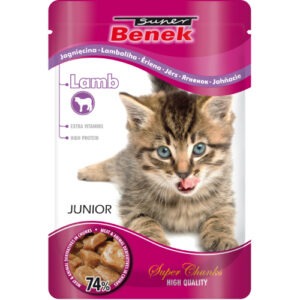 Super Benek Super Chunks Junior Lamb konserv kassipojale 100g