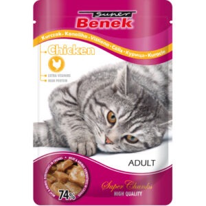 Super Benek Super Chunks Adult Chicken kassikonserv 100g