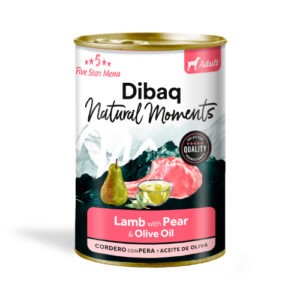 Dibaq Natural Moments 5 Star lamba ja pirniga konserv koertele 380g